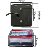 Комплект LED Стопове Задни Светлини (12V/24V) с E4 Сертификат камиони, бусове, ремаркета